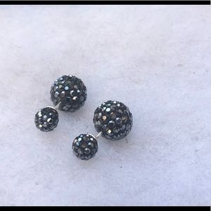 Earrings- double ball